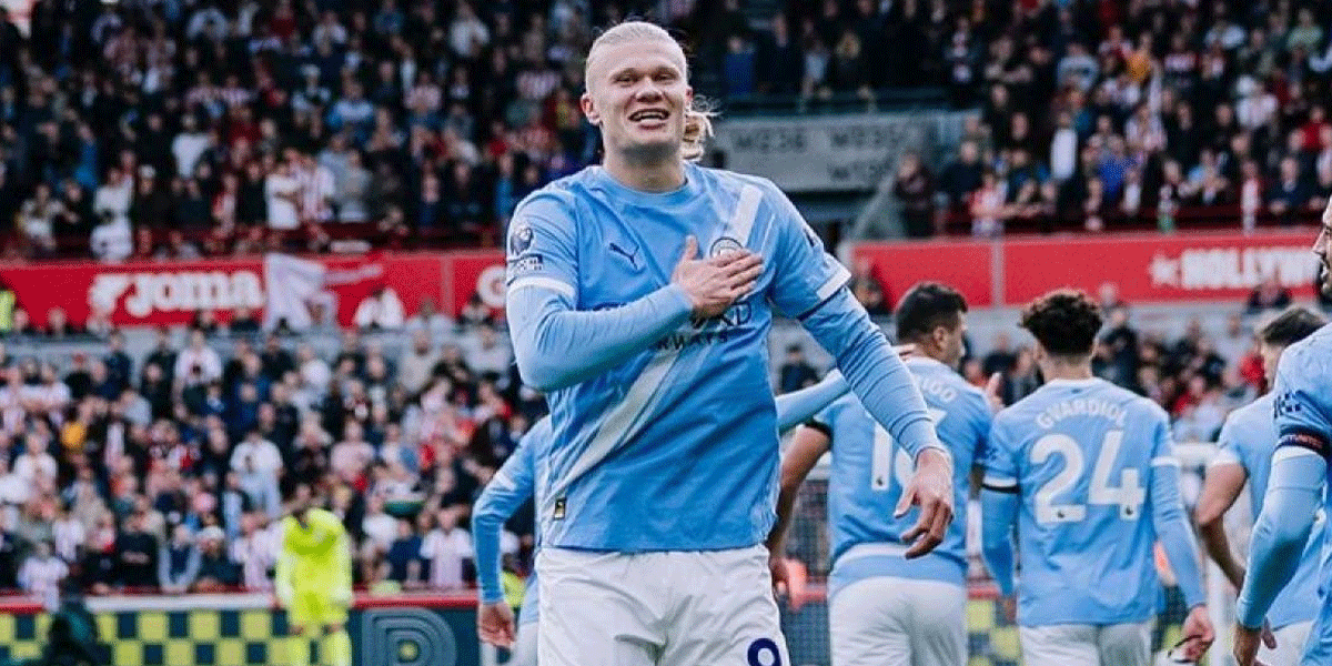 Dua Gol Haaland Antar Manchester City Kuasai Puncak Klasemen