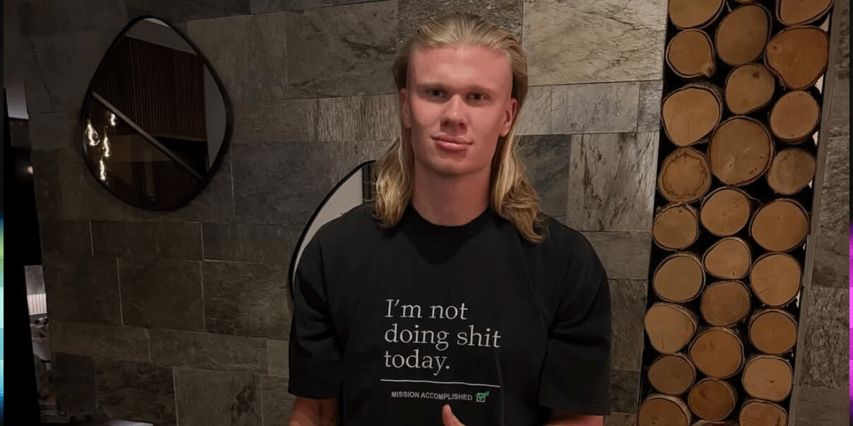 Postur Bintang dan Makanannya Haaland Jadi Sorotan Netizen